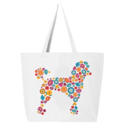 Flower Poodle Gift 25L Jumbo Tote