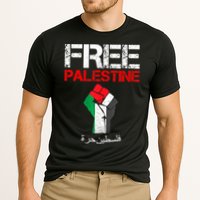 Free Palestine Gaza Palestinian Fist Cooling Performance Crew T-Shirt