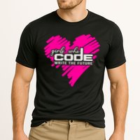 Funny Programmer Girl Coder Girls Who Code Write The Future Gift Cooling Performance Crew T-Shirt