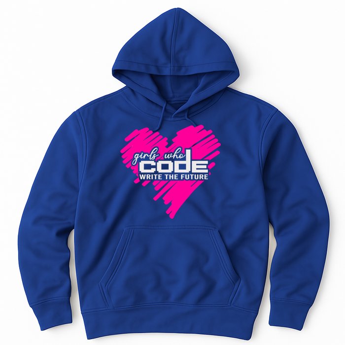 Funny Programmer Girl Coder Girls Who Code Write The Future Gift Hoodie