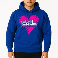 Funny Programmer Girl Coder Girls Who Code Write The Future Gift Hoodie
