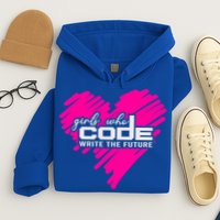 Funny Programmer Girl Coder Girls Who Code Write The Future Gift Hoodie
