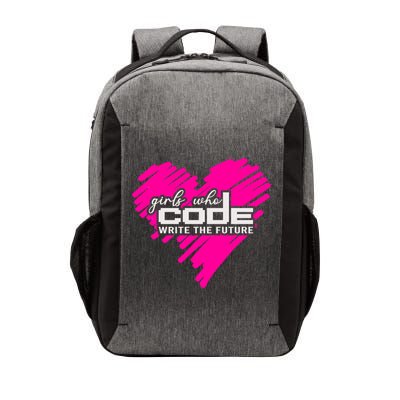 Funny Programmer Girl Coder Girls Who Code Write The Future Gift Vector Backpack