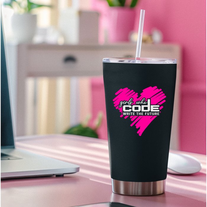 Funny Programmer Girl Coder Girls Who Code Write The Future Gift Permanent Decal Sticker