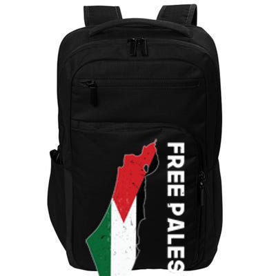 Free Palestine Gift Free Gaza Palestine Flag Arabic Gift Impact Tech Backpack