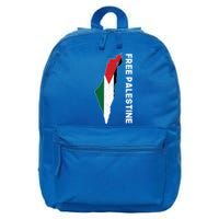 Free Palestine Gift Free Gaza Palestine Flag Arabic Gift 16 in Basic Backpack