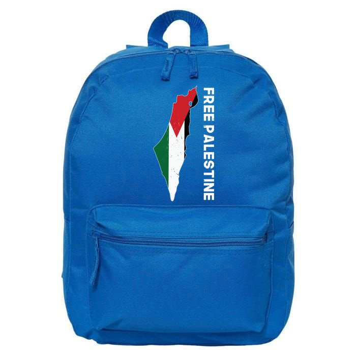 Free Palestine Gift Free Gaza Palestine Flag Arabic Gift 16 in Basic Backpack