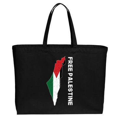 Free Palestine Gift Free Gaza Palestine Flag Arabic Gift Cotton Canvas Jumbo Tote