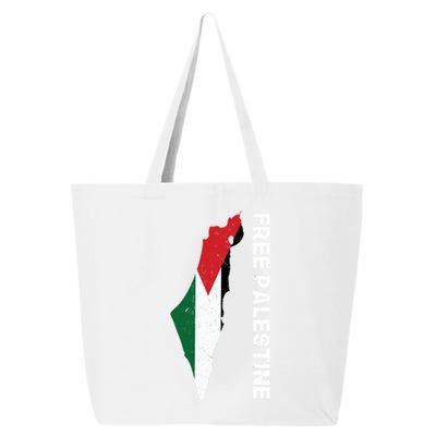 Free Palestine Gift Free Gaza Palestine Flag Arabic Gift 25L Jumbo Tote