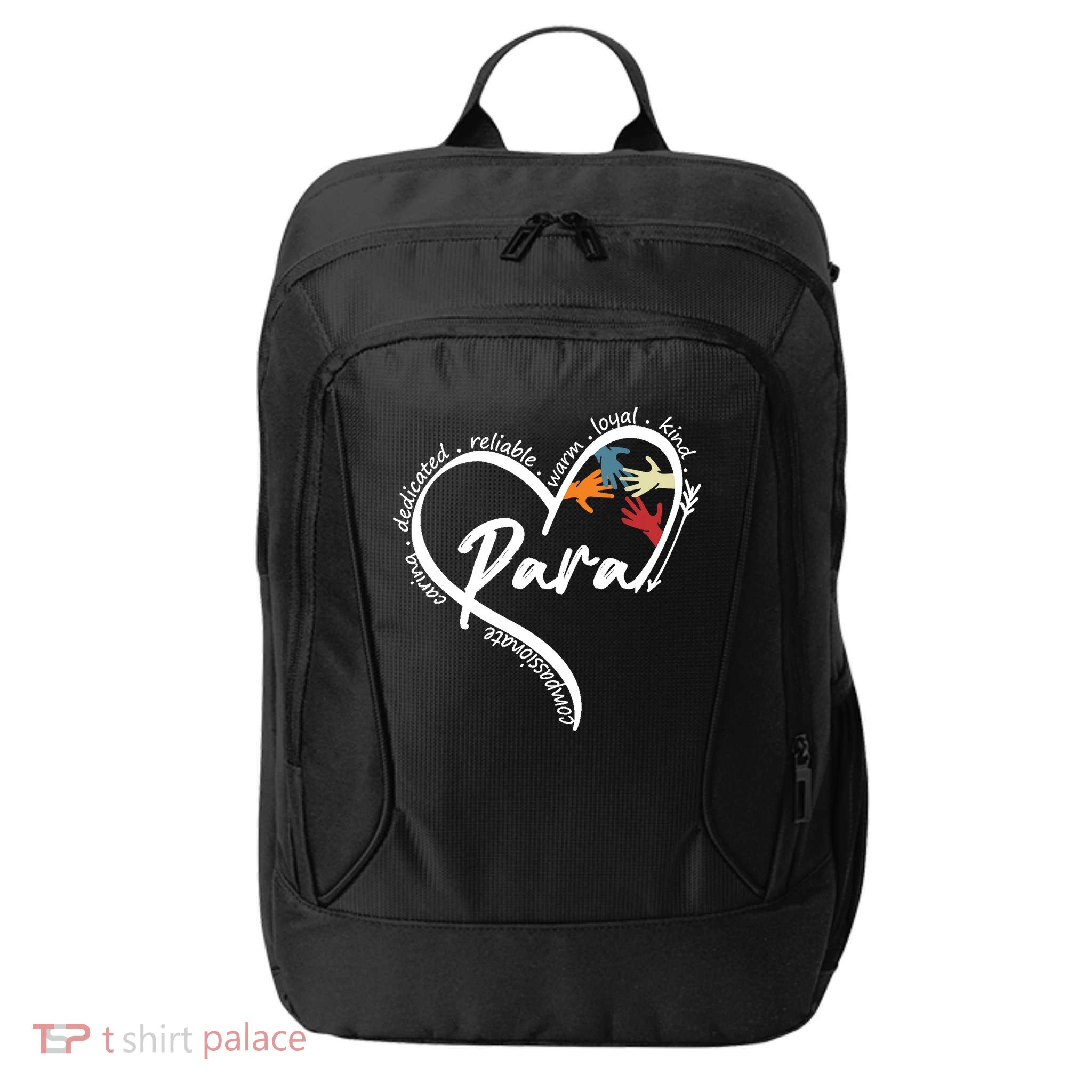 Funny Paraprofessional Graphic Tees Tops Back To School Art City Backpack
