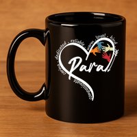 Funny Paraprofessional Graphic Tees Tops Back To School Art 11oz C Handle Ceramic Mug