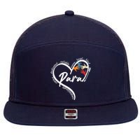 Funny Paraprofessional Graphic Tees Tops Back To School Art 7 Panel Mesh Trucker Snapback Hat