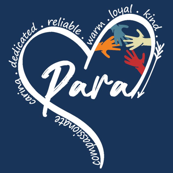 Funny Paraprofessional Graphic Tees Tops Back To School Art Tall Sweatshirt