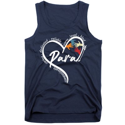Funny Paraprofessional Graphic Tees Tops Back To School Art Tank Top