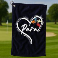 Funny Paraprofessional Graphic Tees Tops Back To School Art Golf Towel
