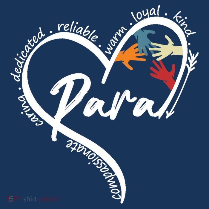 Funny Paraprofessional Graphic Tees Tops Back To School Art Womens T-Shirt