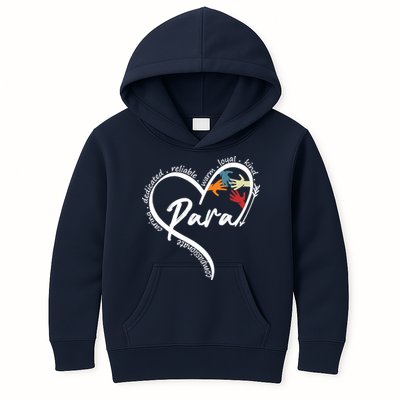 Funny Paraprofessional Graphic Tees Tops Back To School Art Kids Hoodie