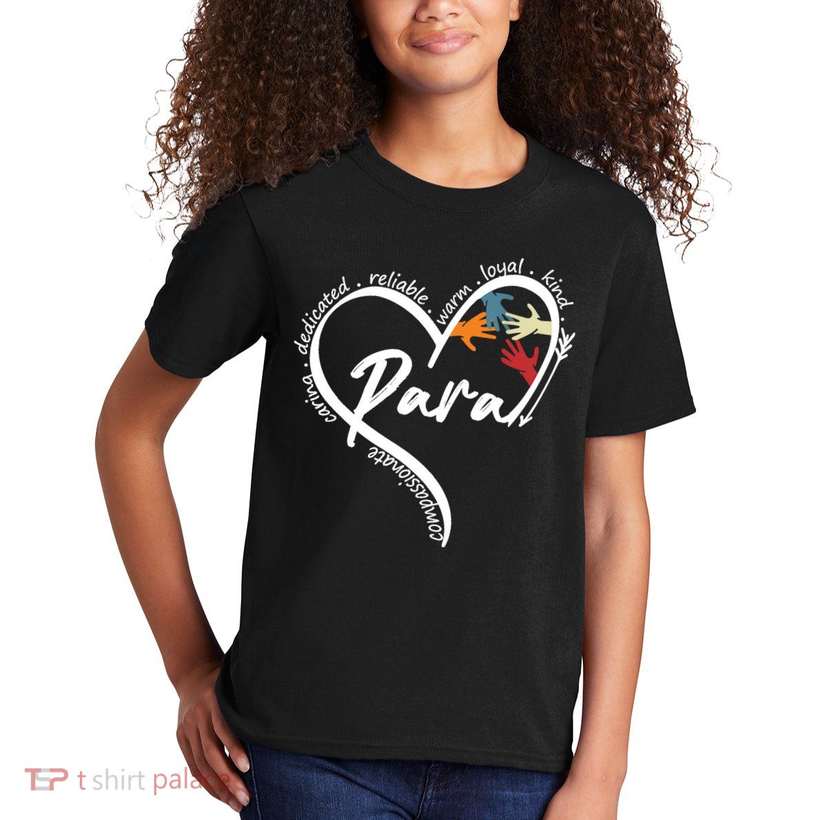 Funny Paraprofessional Graphic Tees Tops Back To School Art Kids T-Shirt