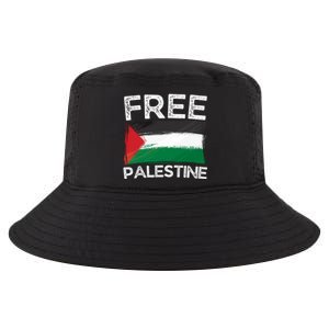 Free Palestine Gift Palestine Flag Free Gaza Arabic Liberators Gift Cool Comfort Performance Bucket Hat