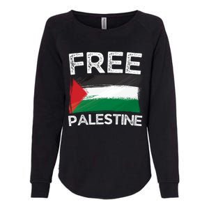 Free Palestine Gift Palestine Flag Free Gaza Arabic Liberators Gift Womens California Wash Sweatshirt