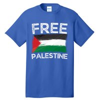 Free Palestine Gift Palestine Flag Free Gaza Arabic Liberators Gift Tall T-Shirt