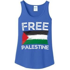 Free Palestine Gift Palestine Flag Free Gaza Arabic Liberators Gift Ladies Essential Tank