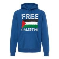 Free Palestine Gift Palestine Flag Free Gaza Arabic Liberators Gift Premium Hoodie