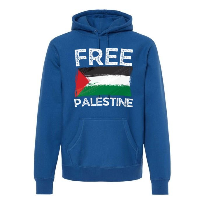 Free Palestine Gift Palestine Flag Free Gaza Arabic Liberators Gift Premium Hoodie