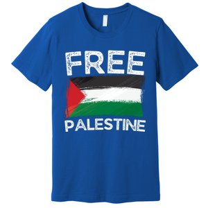 Free Palestine Gift Palestine Flag Free Gaza Arabic Liberators Gift Premium T-Shirt