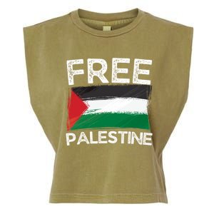 Free Palestine Gift Palestine Flag Free Gaza Arabic Liberators Gift Garment-Dyed Women's Muscle Tee