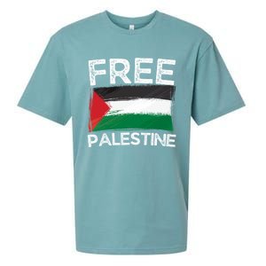 Free Palestine Gift Palestine Flag Free Gaza Arabic Liberators Gift Sueded Cloud Jersey T-Shirt