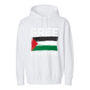 Free Palestine Gift Palestine Flag Free Gaza Arabic Liberators Gift Garment-Dyed Fleece Hoodie