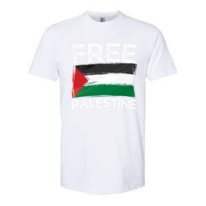 Free Palestine Gift Palestine Flag Free Gaza Arabic Liberators Gift Softstyle CVC T-Shirt