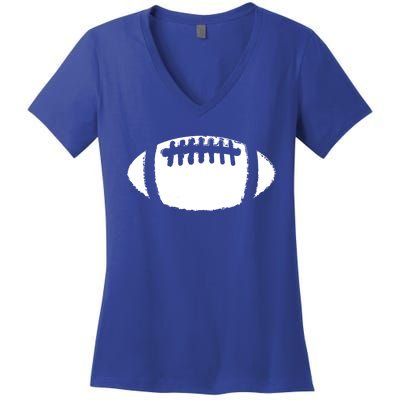 Football Player Gift American Football Lover Gift Women's V-Neck T-Shirt