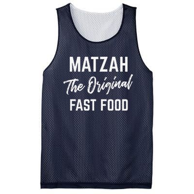 Funny Passover Gift Matzah The Original Fast Food Matzo Ball Mesh Reversible Basketball Jersey Tank