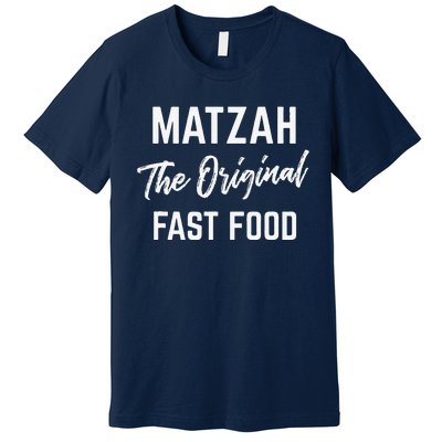 Funny Passover Gift Matzah The Original Fast Food Matzo Ball Premium T-Shirt