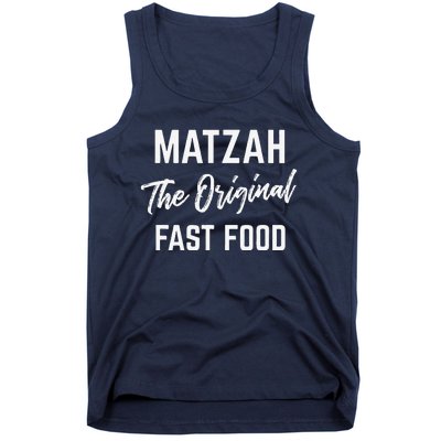 Funny Passover Gift Matzah The Original Fast Food Matzo Ball Tank Top