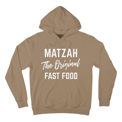 Funny Passover Gift Matzah The Original Fast Food Matzo Ball Hoodie