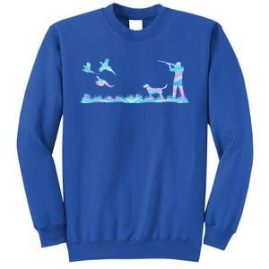 Flying Pheasant Graphic Upland Bird Hunter Dog Hunting Gift Sweatshirt