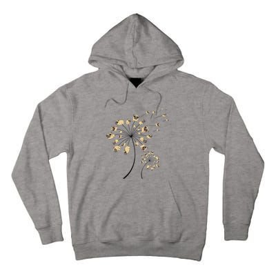 Funny Pug Gift For  Cool Flower Dog Dandelion Lover Tall Hoodie