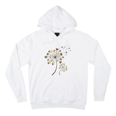 Funny Pug Gift For  Cool Flower Dog Dandelion Lover Hoodie