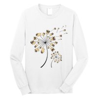 Funny Pug Gift For  Cool Flower Dog Dandelion Lover Long Sleeve Shirt