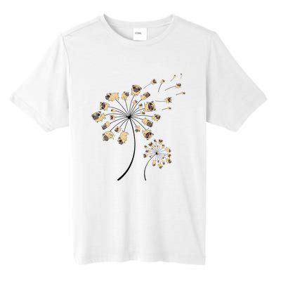 Funny Pug Gift For  Cool Flower Dog Dandelion Lover Tall Fusion ChromaSoft Performance T-Shirt