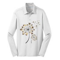 Funny Pug Gift For  Cool Flower Dog Dandelion Lover Silk Touch Performance Long Sleeve Polo