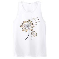 Funny Pug Gift For  Cool Flower Dog Dandelion Lover PosiCharge Competitor Tank