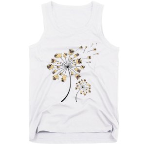 Funny Pug Gift For  Cool Flower Dog Dandelion Lover Tank Top