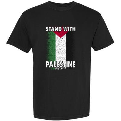 Free Palestine Gaza Palestinian Flag Garment-Dyed Heavyweight T-Shirt