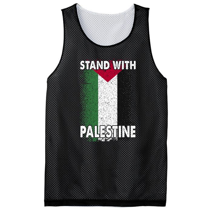 Free Palestine Gaza Palestinian Flag Mesh Reversible Basketball Jersey Tank