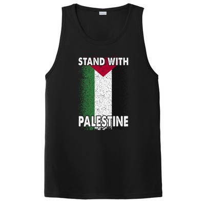 Free Palestine Gaza Palestinian Flag PosiCharge Competitor Tank