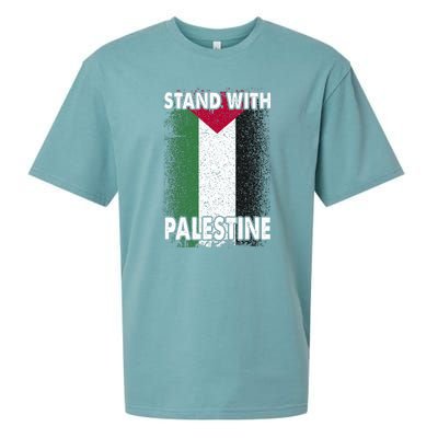 Free Palestine Gaza Palestinian Flag Sueded Cloud Jersey T-Shirt